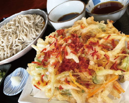 かき揚げ天そば