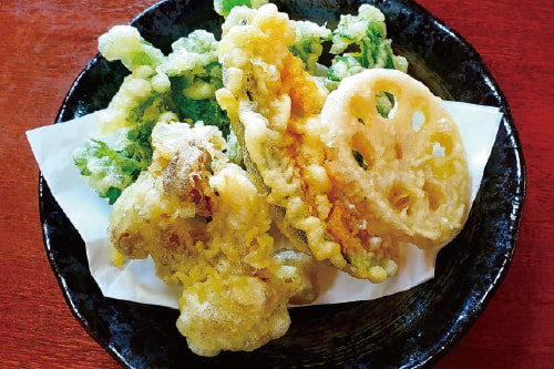 季節の野菜天ぷら盛り合わせ